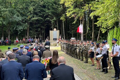 Uroczystości w 84. rocznicę wybuchu II wojny światowej w Wysokiej koło Jordanowa