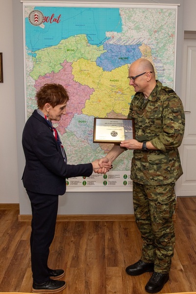 Radca Zarządu Granicznego z wizytą w Karpackim Oddziale SG