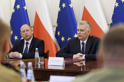 Narada służb z Ministrem Spraw Wewnętrznych Tomaszem Siemoniakiem w Krakowie/ fot. malopolska.uw.gov.pl