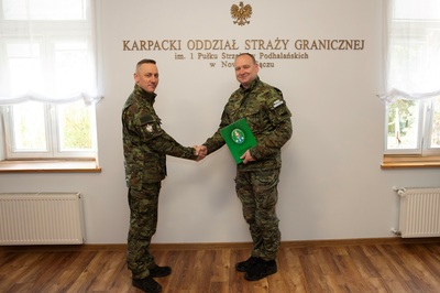 Mianowanie Naczelnika Wydziału Granicznego KaOSG
